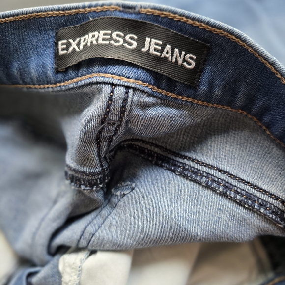 10R Stretch Classic Blue Women's Express Jeans. Excellent Condition. - Picture 2 of 6